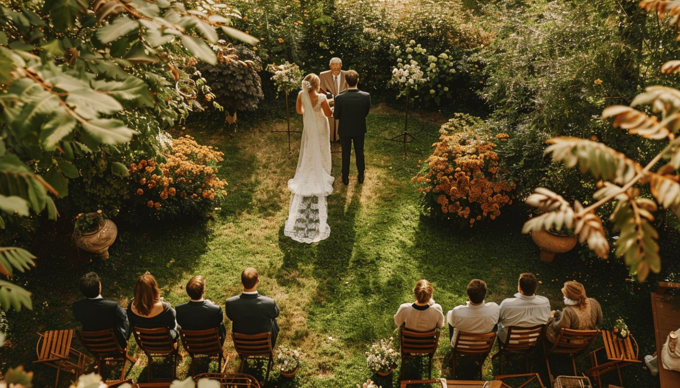 Comment un film de drone peut transformer votre mariage en conte de fées